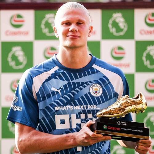 英超金靴赔率:哈兰德仅2/7为最大热门,约克雷斯16/1位居次席