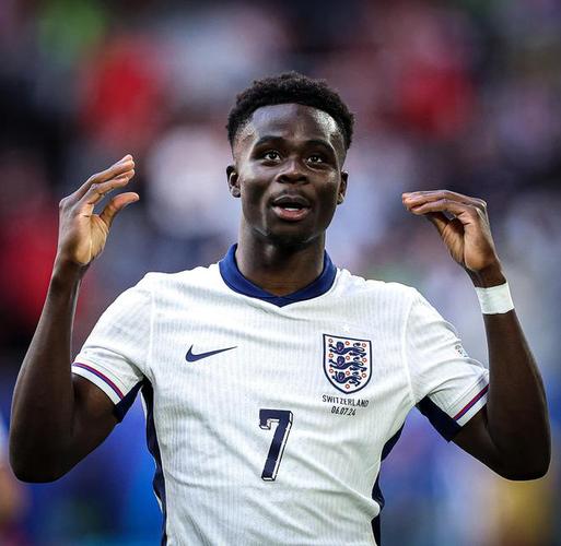 打进13球，萨卡成为为英格兰进球最多的阿森纳球员