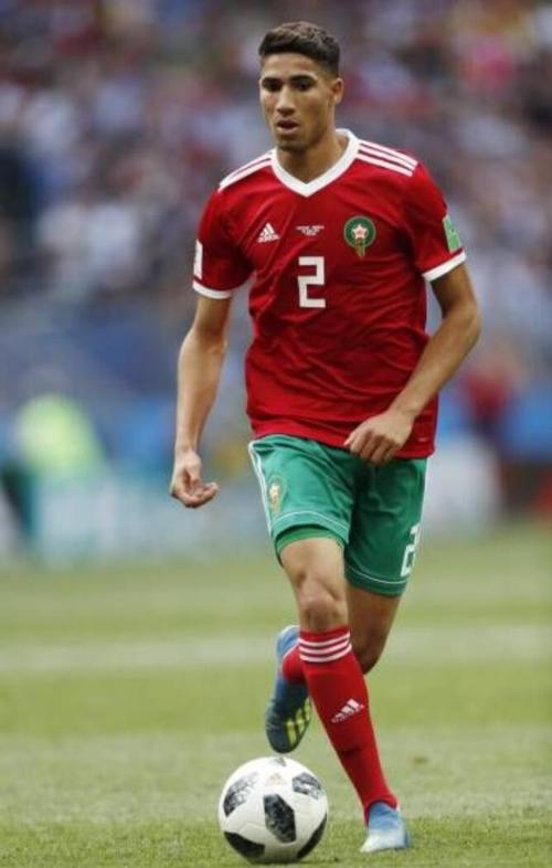 摩洛哥进入世青赛决赛,阿什拉夫转发海报祝贺:摩洛哥加油